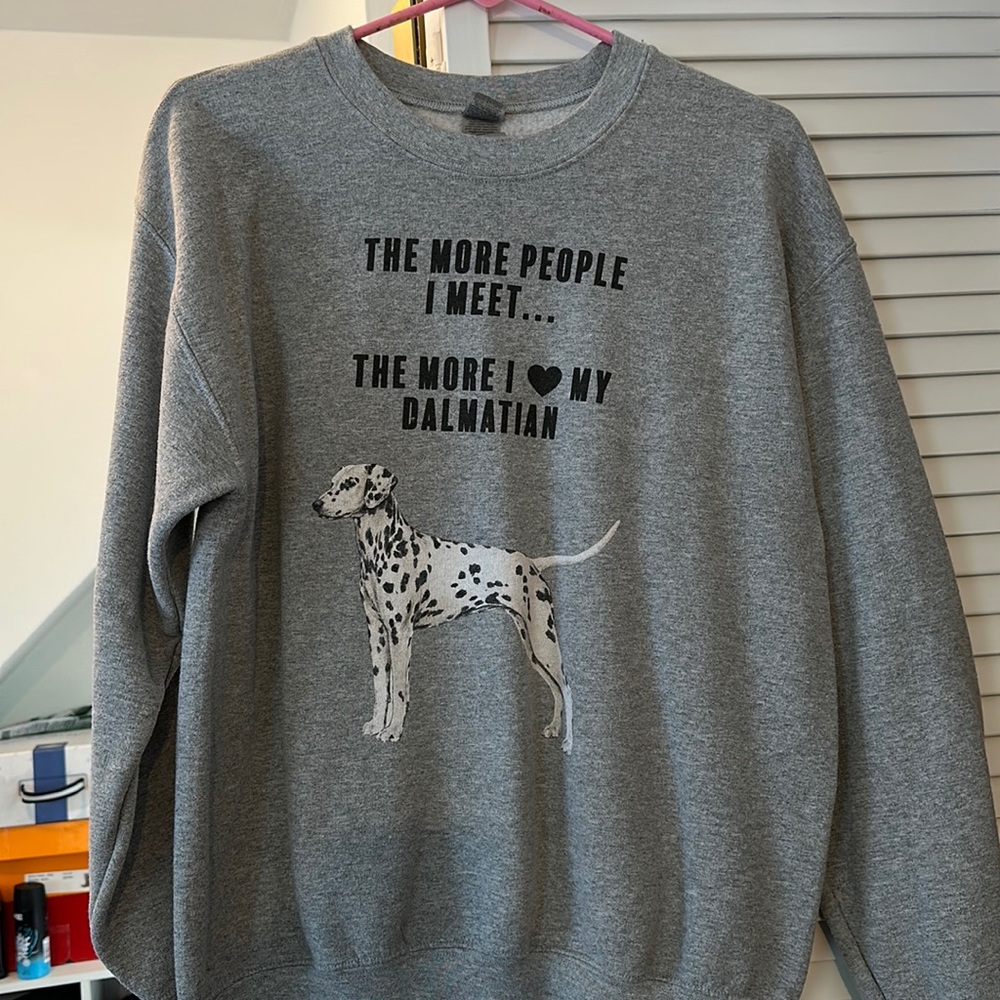AKC Dalmatian Adult Unisex Crewneck Sweatshirt